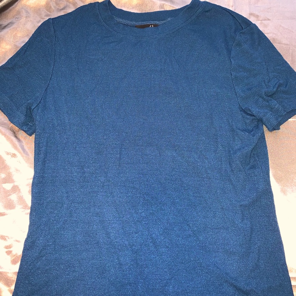 Teal shirt